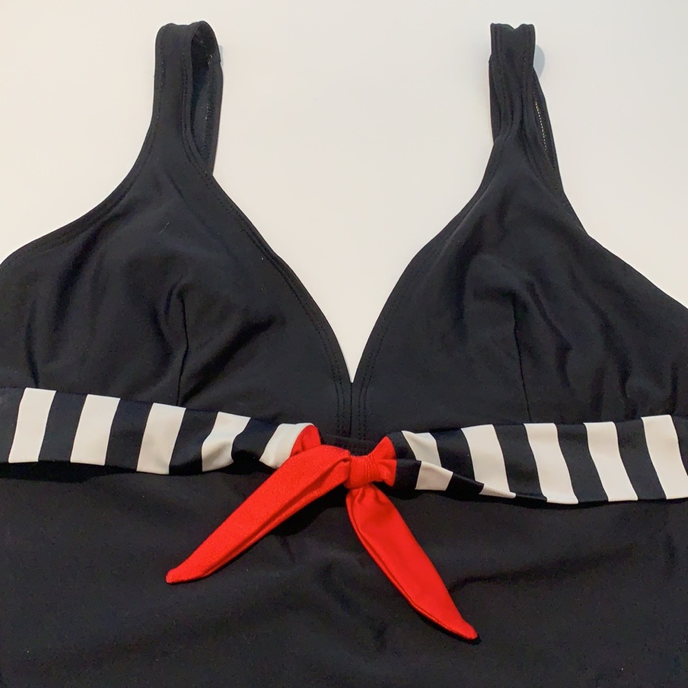 Vintage Shore Shapes Retro Pinup Swimsuit - Picture 2 of 11